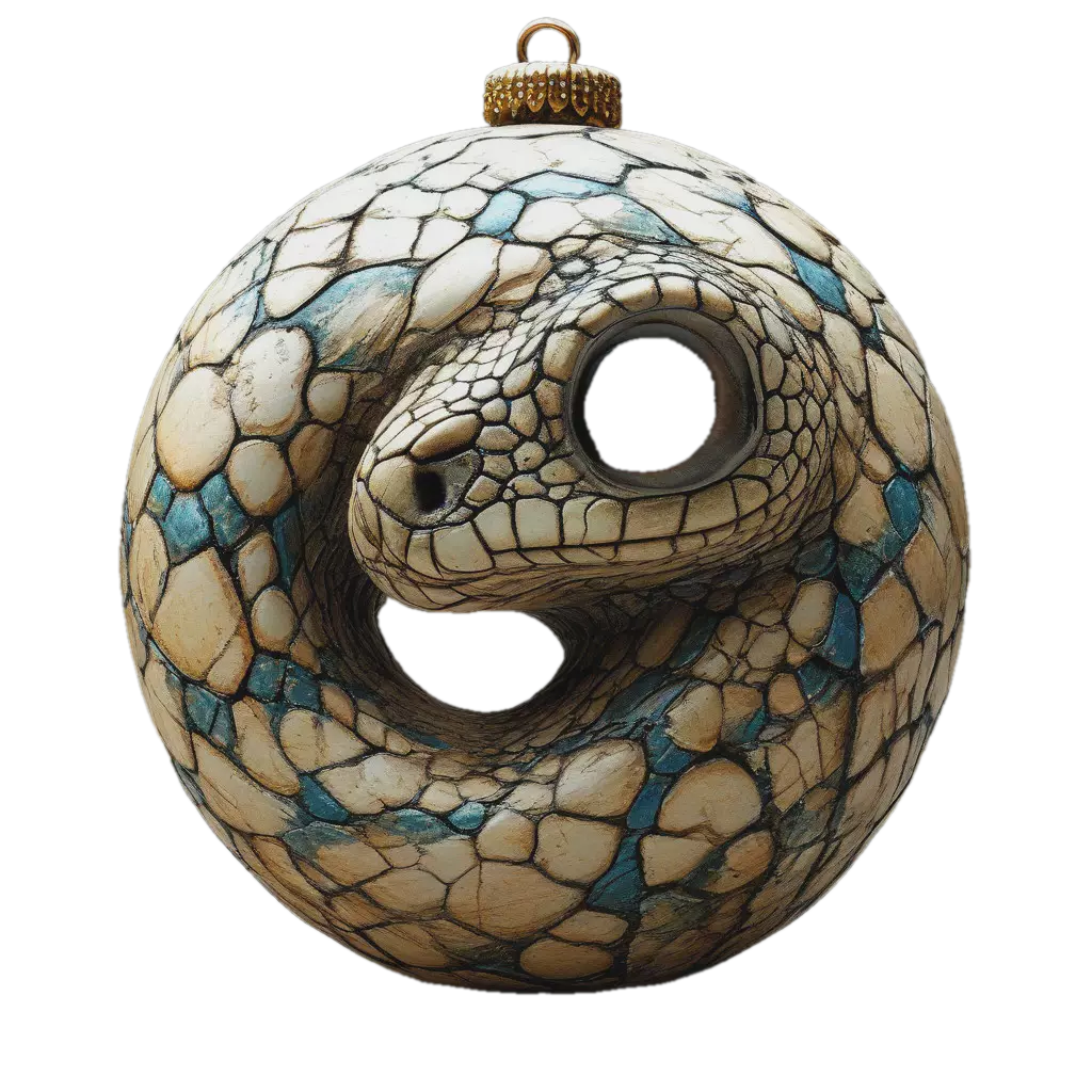 "A snake in a snake" — image created in Shedevrum