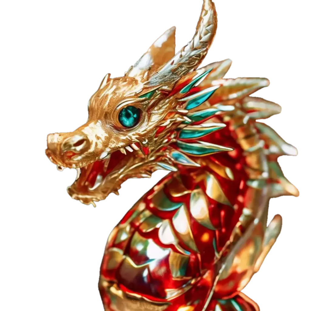 "The Year of the Dragon" — image created in Shedevrum